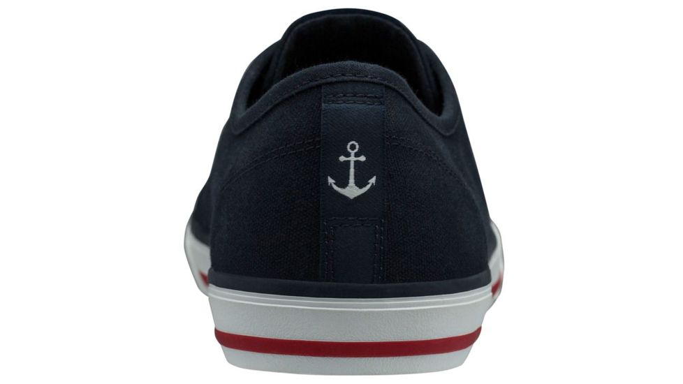 Helly Hansen Fjord Canvas Shoe V2 - Mens, Navy/Red/Off White, 11.5, 11465-597-11.5