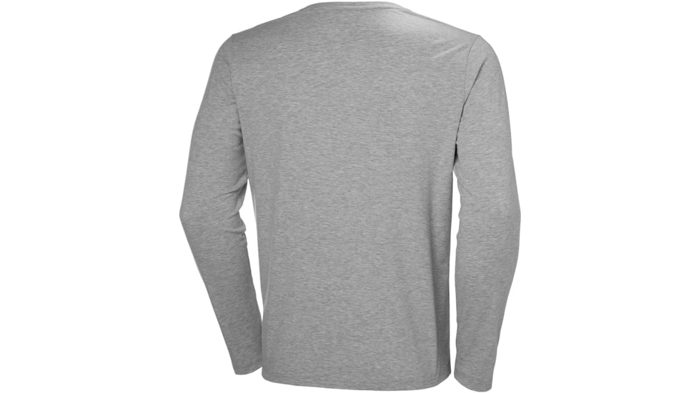 Helly Hansen Fjord Long Sleeve Shirt - Mens, Grey Melange, 2XL, 34124-949-2XL