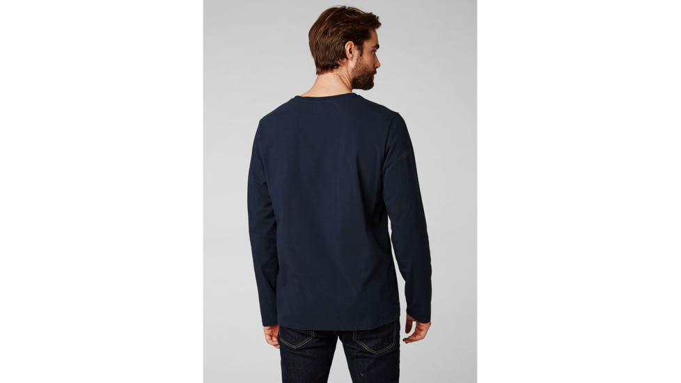 Helly Hansen Fjord Long Sleeve Shirt - Mens, Navy, 2XL, 34124-597-2XL