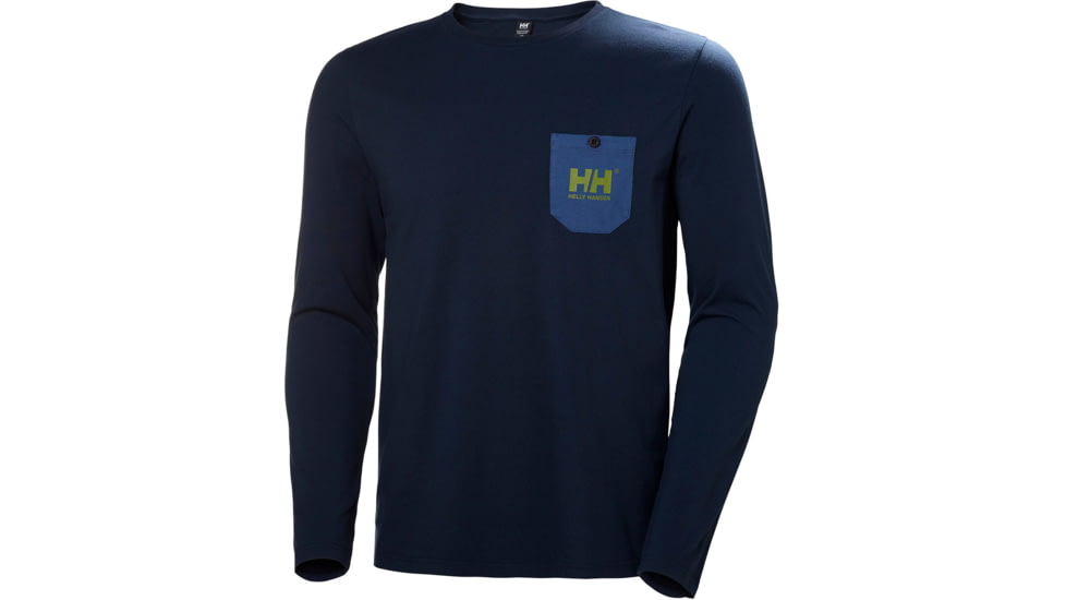 Helly Hansen Fjord Long Sleeve Shirt - Mens, Navy, 2XL, 34124-597-2XL