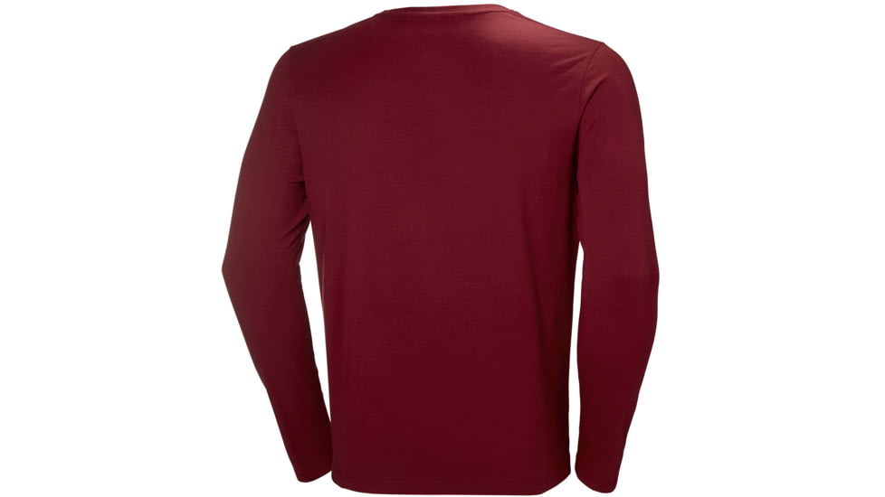 Helly Hansen Fjord Long Sleeve Shirt - Mens, Oxblood, 2XL, 34124-215-2XL