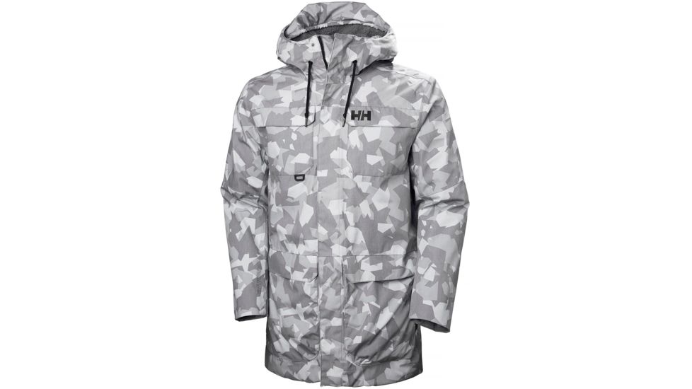 Helly Hansen Galway Parka - Mens, Quiet Shade Camo, Extra Large, 53118-971-XL