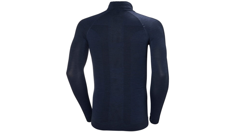 Helly Hansen H1 Pro Lifa Seamless 1/2 Zip - Mens, North Sea Blue, Small, 49335-603-S