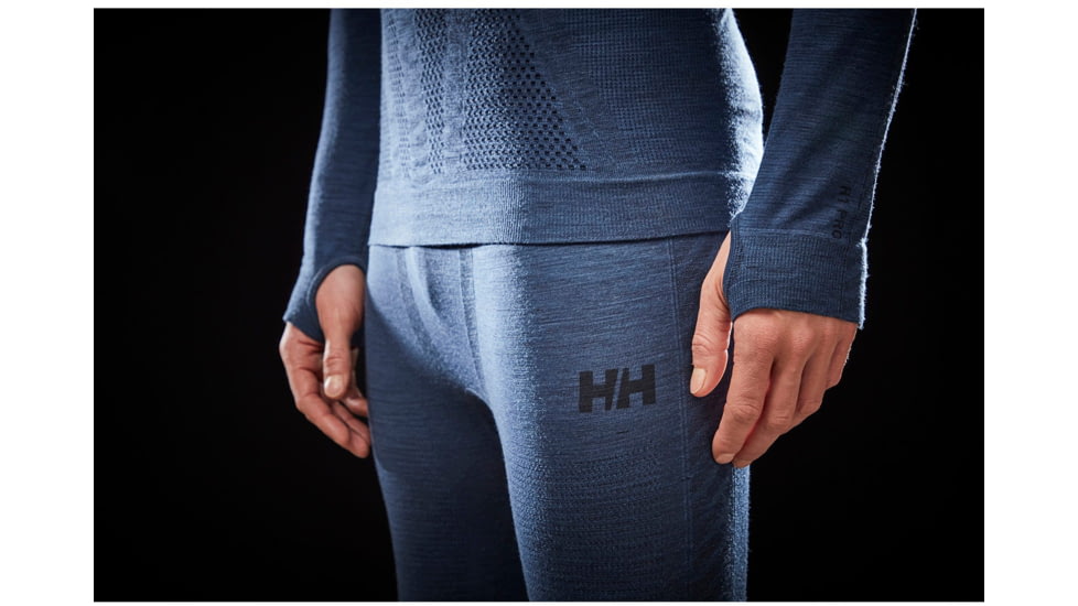 Helly Hansen H1 Pro Lifa Seamless 1/2 Zip - Mens, North Sea Blue, Small, 49335-603-S
