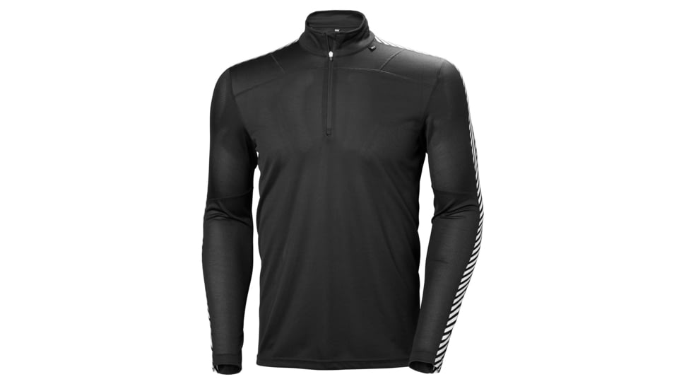 Helly Hansen HH Lifa 1/2 Zip - Mens, Black, Small, 48302-990-S
