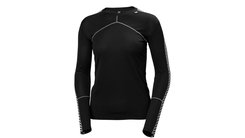 Helly Hansen Hh Lifa Light Crew, Black, Extra Small 48326-990-XS