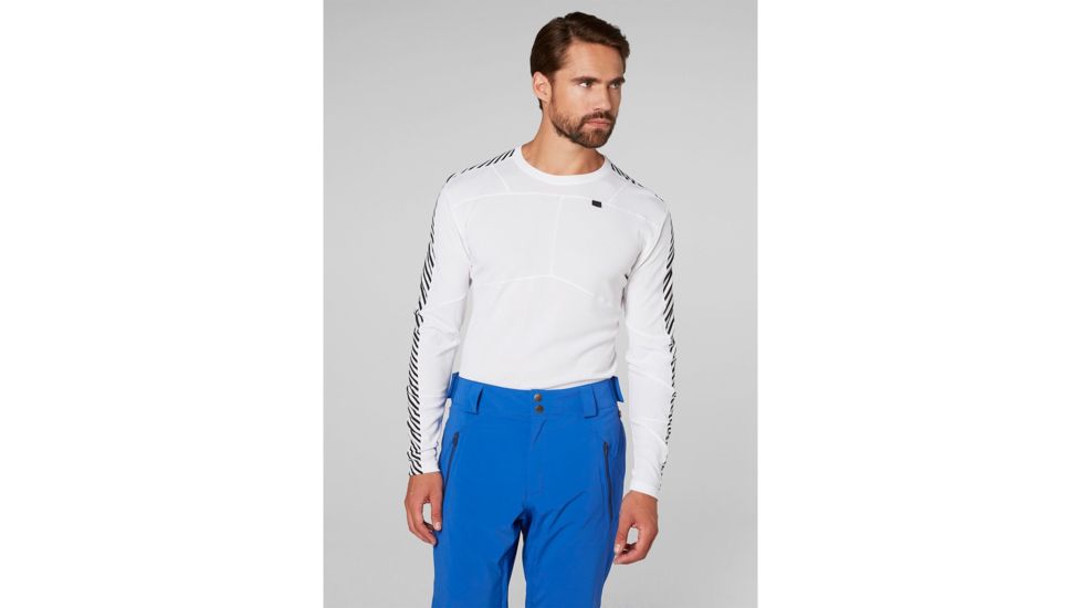 Helly Hansen Hh Lifa Stripe Crew - Mens, White, XL, 48800-001-XL