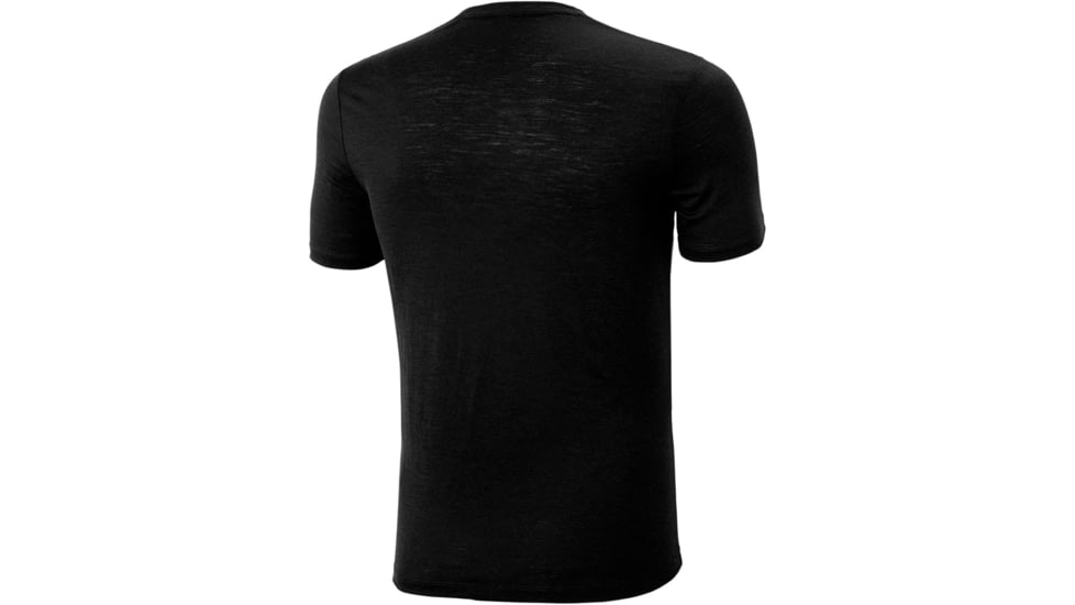 Helly Hansen HH Merino Light Short Sleeve, Black, Small - Mens, 48358-991-S