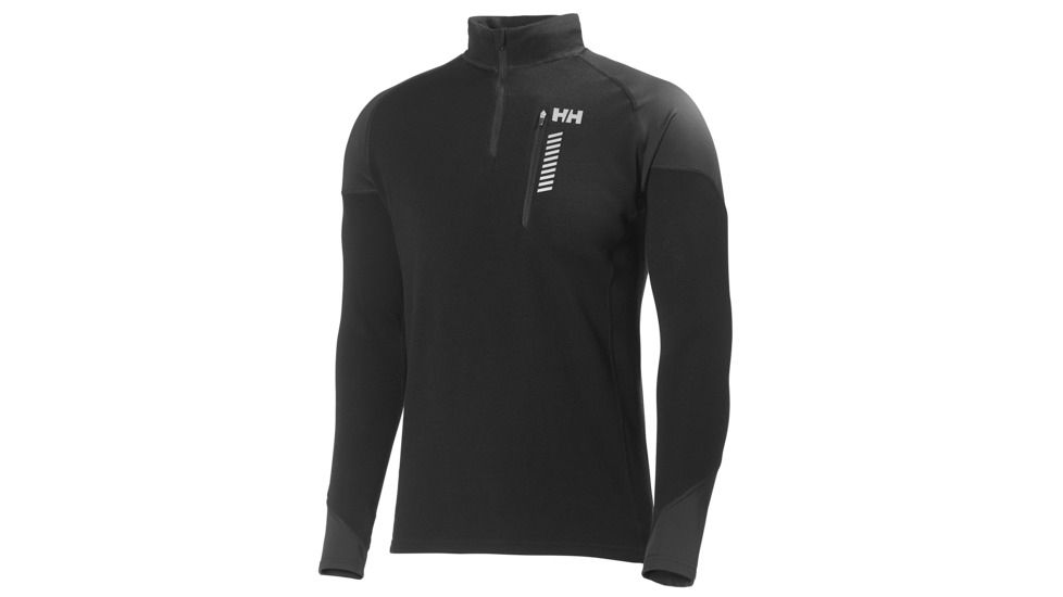 Helly Hansen HH Warm Run Long Sleeve - Men's-Black-Small