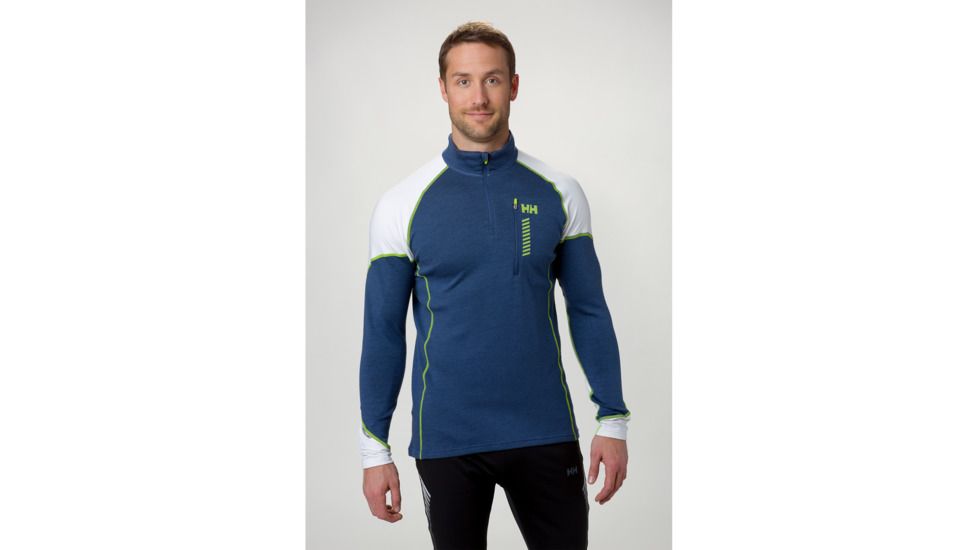 Helly Hansen HH Warm Run Long Sleeve - Men's-Deep Steel-Small