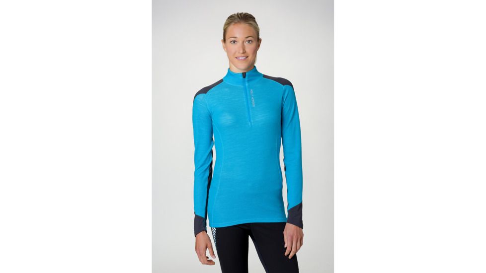Helly Hansen HH Warm Run Long Sleeve - Women's-Frozen Blue-Small