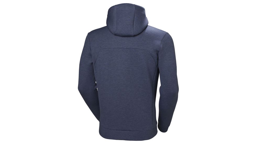 Helly Hansen HP Ocean Full Zip Hoodie - Mens, Graphite Blue / Melange, Large, 34044-994-L