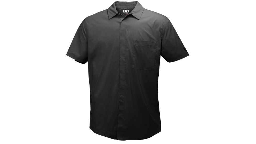Helly Hansen Jotun Lite Short Sleeve Shirt - Mens-Charcoal-Small