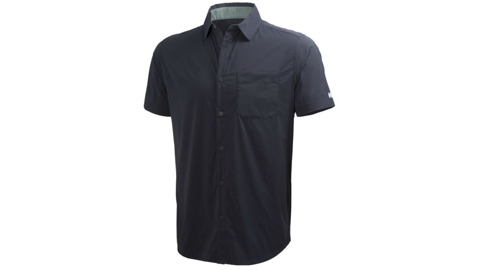 Jotun Vision Short Sleeve Shirt - Mens-Navy-Small