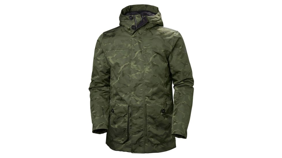 Helly Hansen Killarney Parka - Mens, Beluga Camo, Large, 53070-482-L