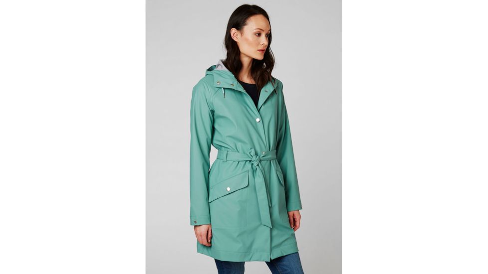 Helly Hansen Kirkwall II Raincoat - Womens, Jade, Large, 53252-443-L
