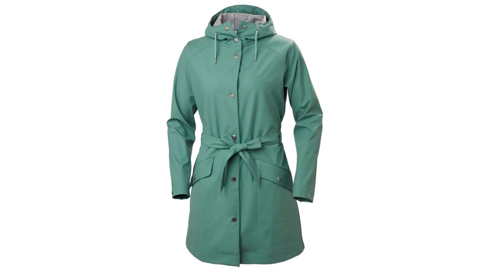 Helly Hansen Kirkwall II Raincoat - Womens, Jade, Large, 53252-443-L