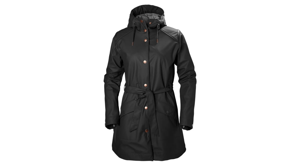 Helly Hansen Kirkwall Rain Coat - Women's, Ebony, Small 64014-980-S
