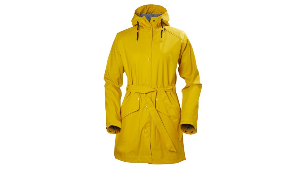 Helly Hansen Kirkwall Rain Coat - Womens, Essential Yellow, Extra Large, 64014-344-XL