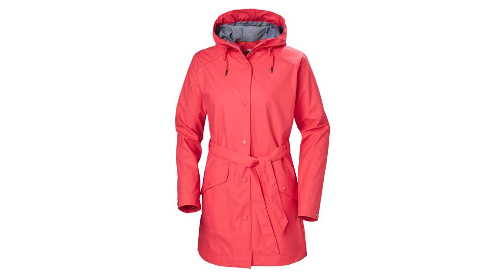 Helly Hansen Kirkwall Rain Coat - Womens, Goji Berry, Extra Large, 64014-197-XL