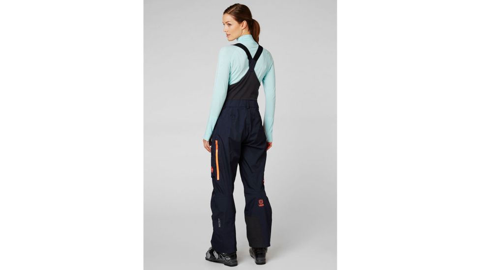 Helly Hansen Kvitegga Bib Shell Pant - Womens, Navy, Large, 65582-597-L