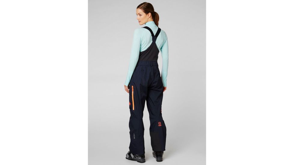 Helly Hansen Kvitegga Bib Shell Pant - Womens, Navy, Large, 65582-597-L