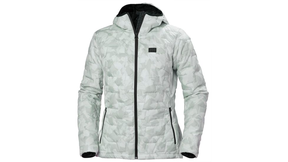 Helly Hansen Lifaloft Hooded Insulator Jacket - Womens, Grey Fog Camo, Small, 65626-853-S