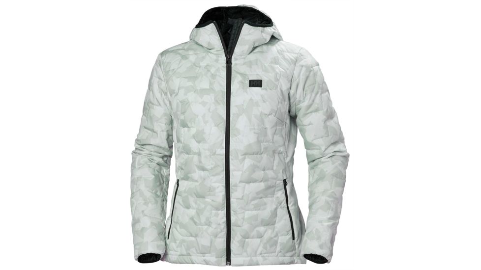 Helly Hansen Lifaloft Hooded Insulator Jacket - Womens, Grey Fog Camo, Small, 65626-853-S