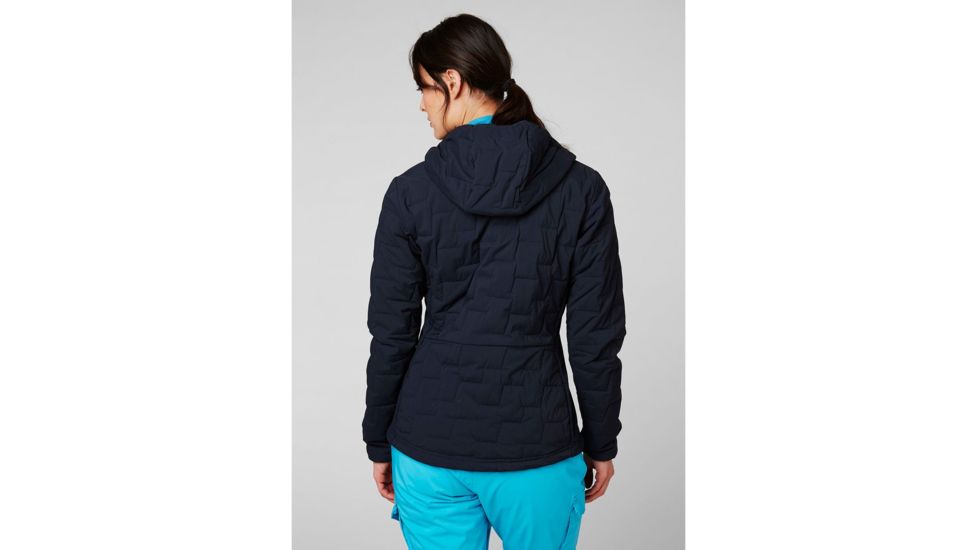 Helly Hansen Lifaloft Hooded Stretch Insulator Jacket - Womens, Navy, Extra Small, 65687-597-XS