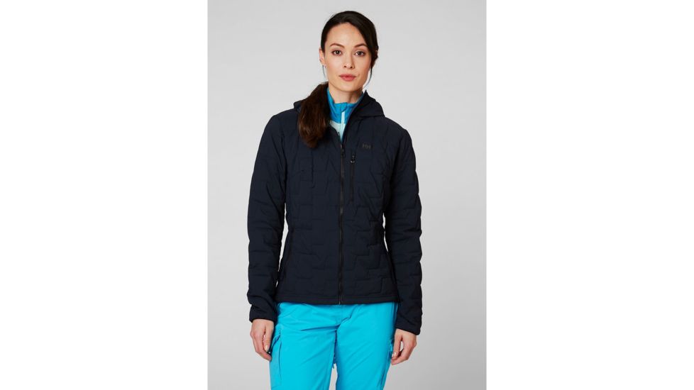 Helly Hansen Lifaloft Hooded Stretch Insulator Jacket - Womens, Navy, Extra Small, 65687-597-XS