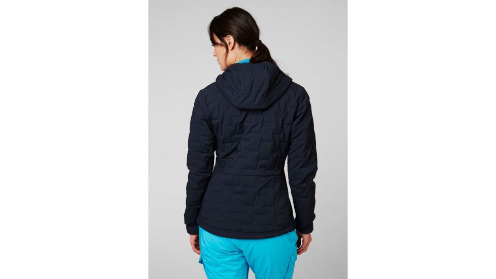 Helly Hansen Lifaloft Hooded Stretch Insulator Jacket - Womens, Navy, Extra Small, 65687-597-XS