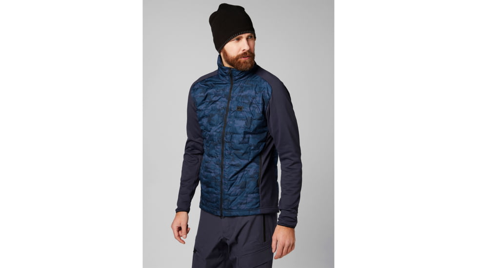 Helly Hansen Lifaloft Hybrid Insulator Jack - Mens, Graphite Blue Camo, L, 65605-995-L