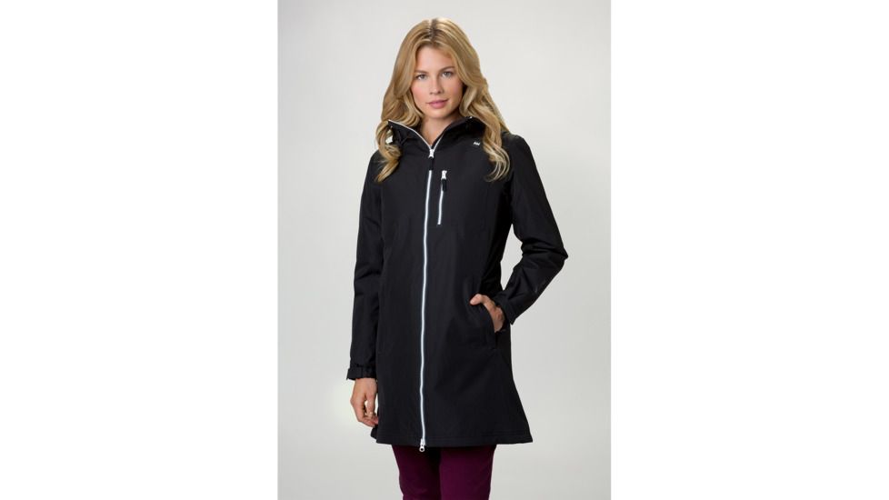 Helly Hansen Long Belfast Jacket - Women's-Black-Small