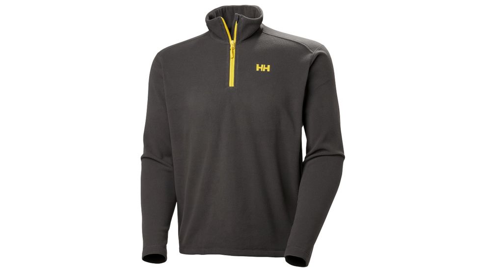 Helly Hansen Mens Daybreaker 1/2 Zip Fleece, Ebony, Small, 50844-987-S