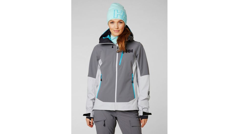 Helly Hansen Odin Mountain Softshell Jacket - Womens, Quiet Shade, Large, 62910971-L