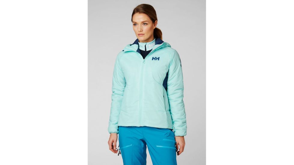 Helly Hansen Odin Stretch Hooded Insulated Jacket - Womens, Blue Tint, Extra Small, 62832-501-XS