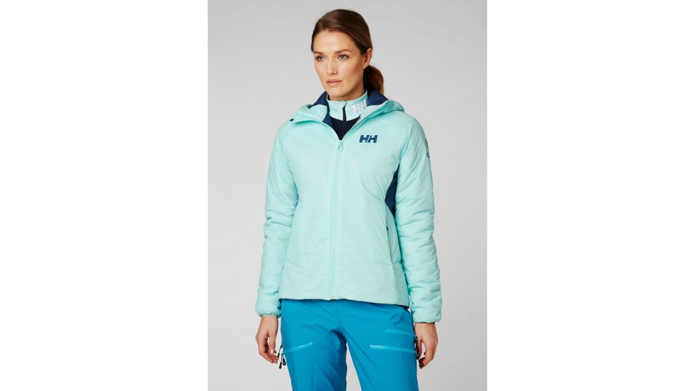 Helly Hansen Odin Stretch Hooded Insulated Jacket - Womens, Blue Tint, Extra Small, 62832-501-XS
