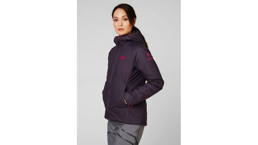 Helly Hansen Odin Stretch Hooded Insulated Jacket - Womens, Nightshade, Medium, 62832-680-M