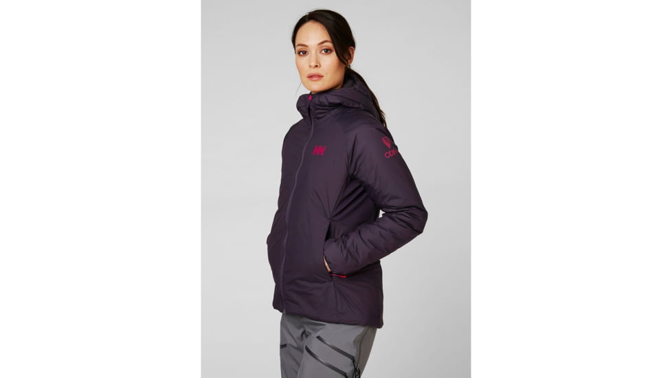 Helly Hansen Odin Stretch Hooded Insulated Jacket - Womens, Nightshade, Medium, 62832-680-M