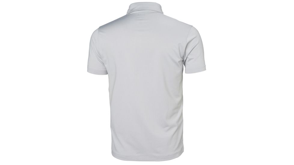 Helly Hansen Oksval Ss Polo - Mens, Grey Fog Melange, Medium, 62896853-M