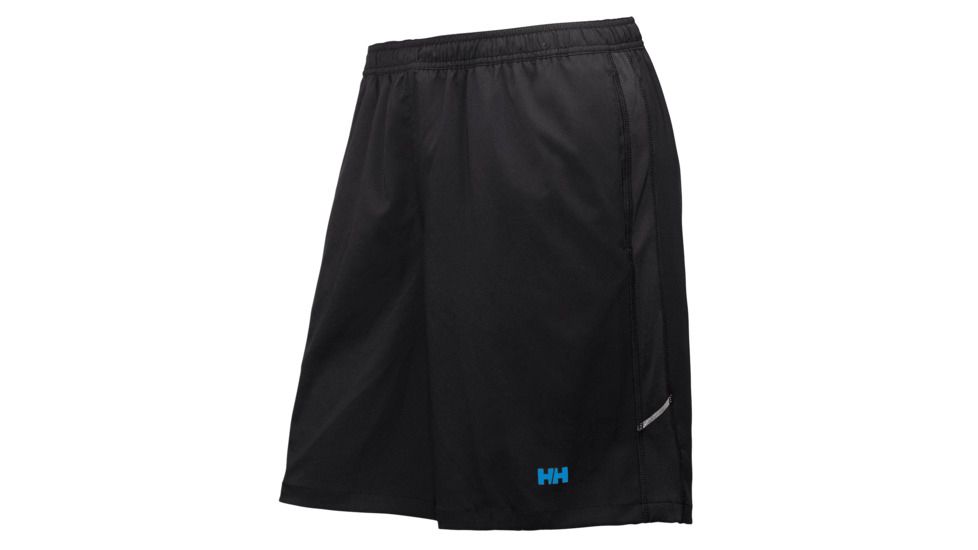 Helly Hansen Pace 2-in-1 Shorts - Mens-Black/Neon Green-9 in-Large