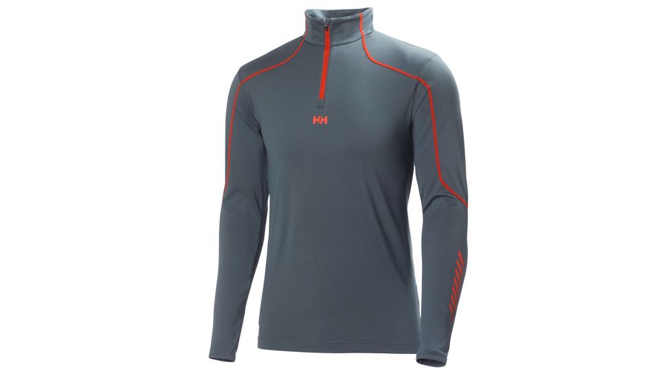 Helly Hansen Phantom 1/2 Zip Midlayer - Men's-Arctic Grey-Large