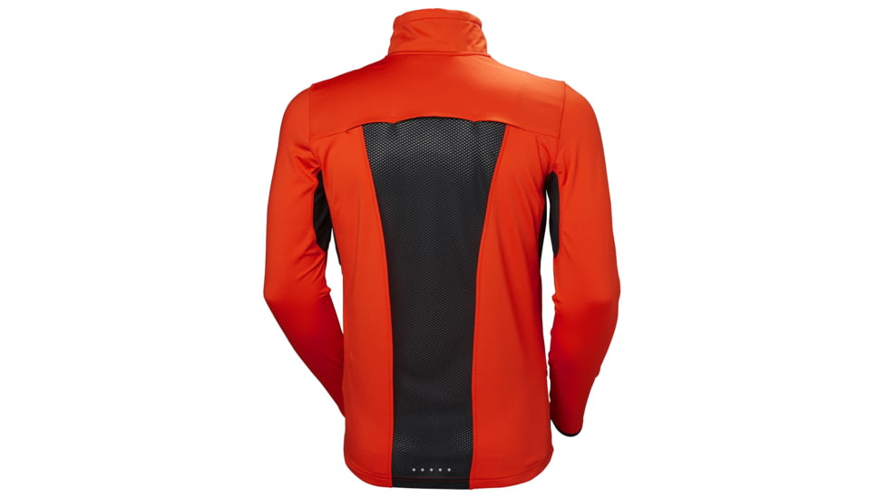 Helly Hansen Phantom Mesh 1/2 Zip Midlayer - Mens, Cherry Tomato, Extra Large, 51837147-XL