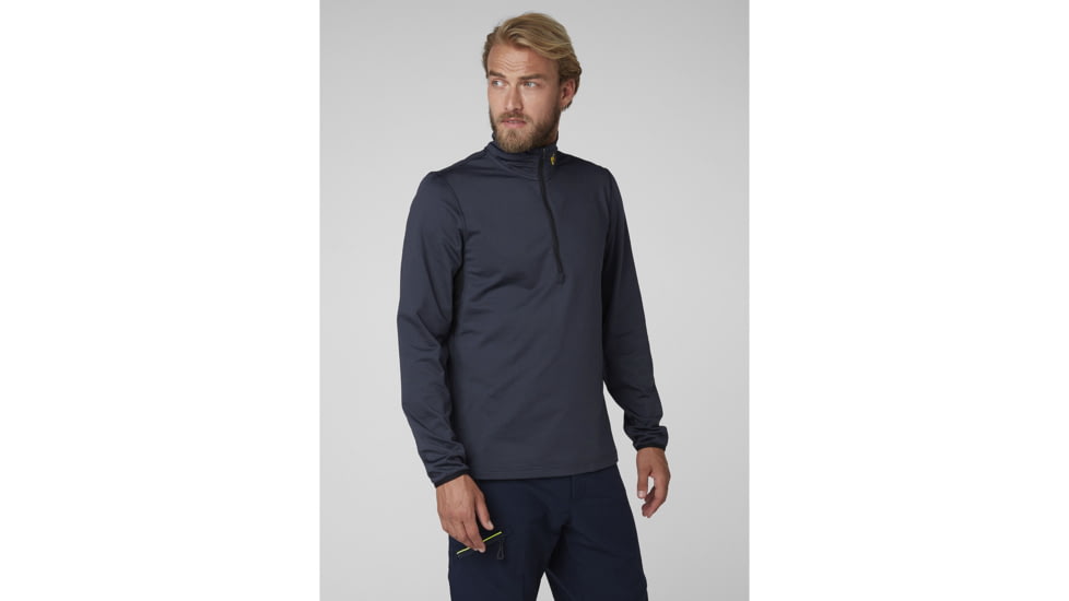 Helly Hansen Phantom Mesh 1/2 Zip Midlayer - Mens, Graphite Blue, Extra Large, 51837994-XL