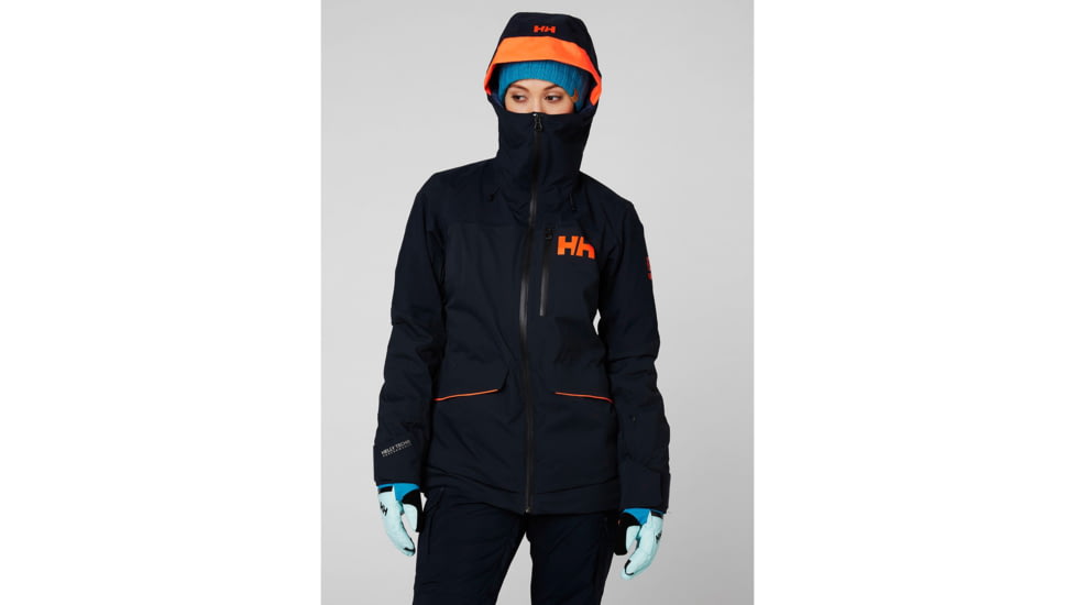 Helly Hansen Powchaser Lifaloft Jacket - Womens, Navy, Large, 65701597-L
