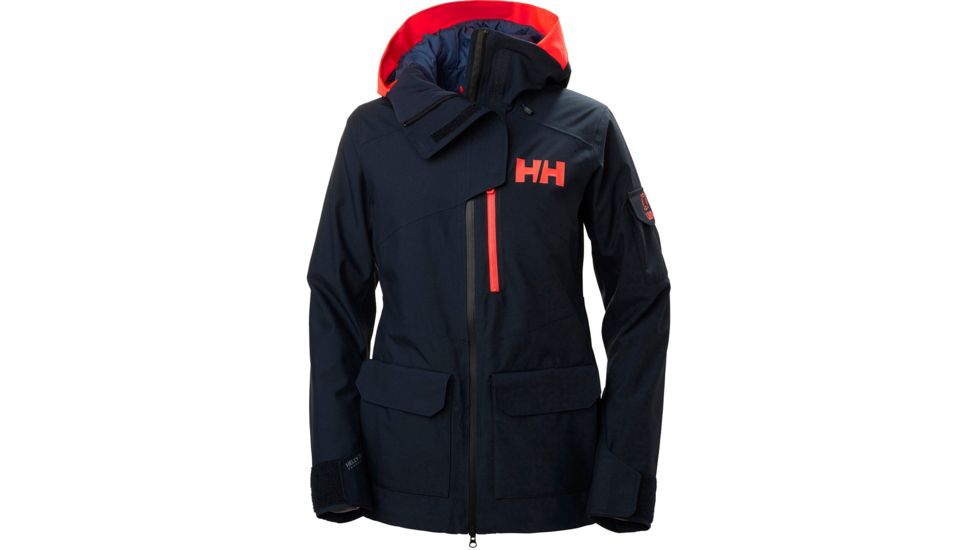 Helly Hansen Powderqueen 2.0 Jacket - Womens, Navy, Extra Small, 65636-597-XS