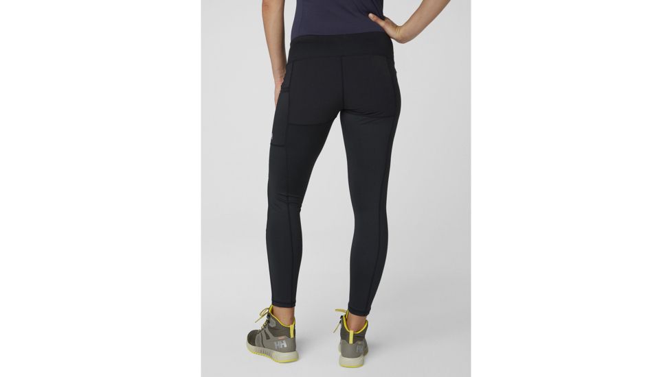 Helly Hansen Rask Trail Tights - Womens, Black, Large, 62864990-L