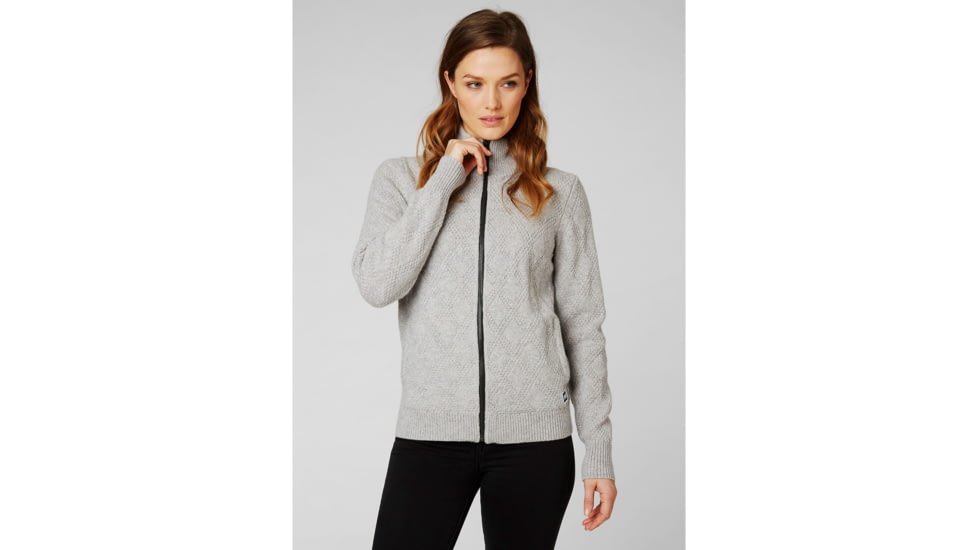Helly Hansen Siren Knit Jacket - Womens, Quiet Shade, Extra Large, 34128971-XL