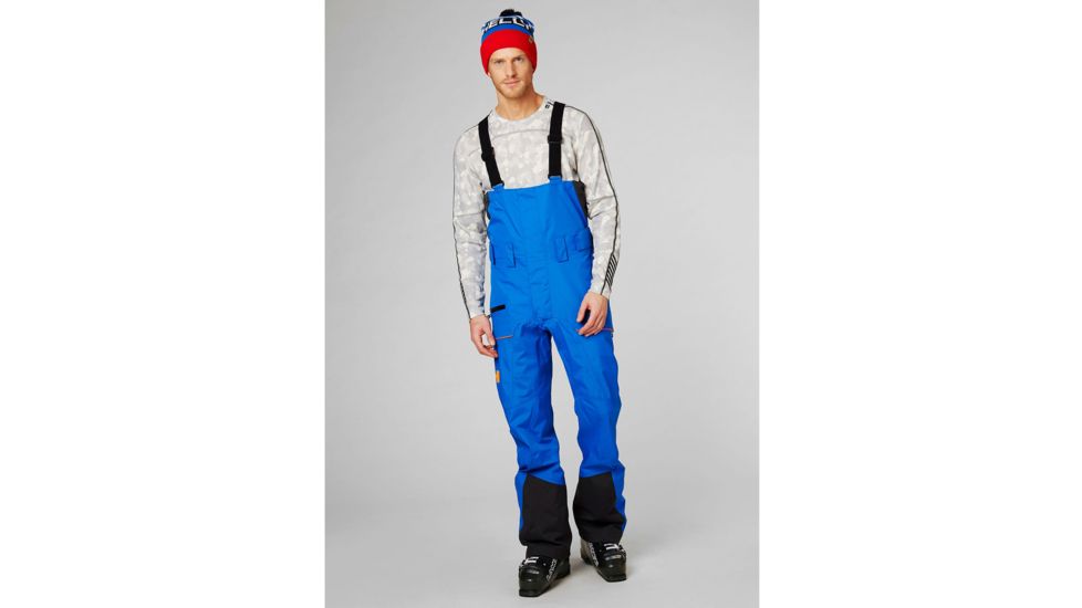 Helly Hansen Sogn Bib Shell Pant - Mens, Electric Blue, Medium, 65574-639-M