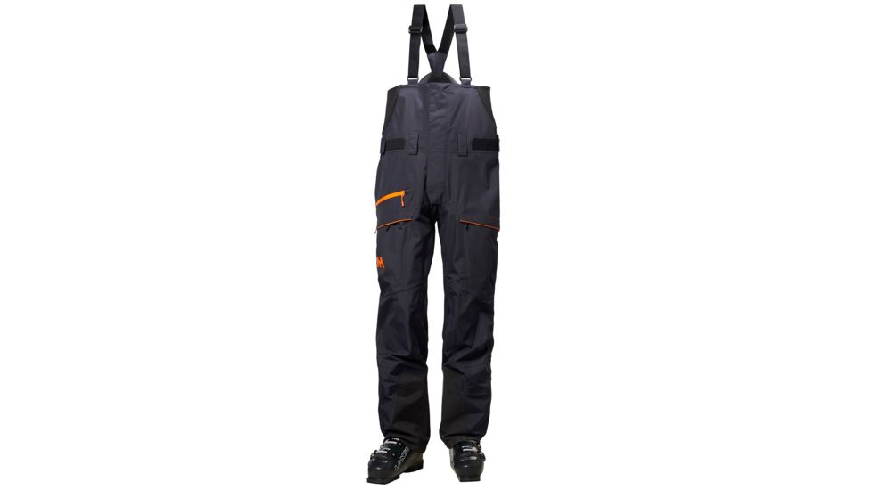 Helly Hansen Sogn Bib Shell Pant - Mens, Graphite Blue, Small, 65574-994-S